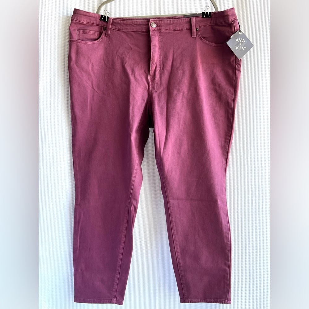 Ava & Viv / High Rise Skinny Ankle Jean / 24W / NWT